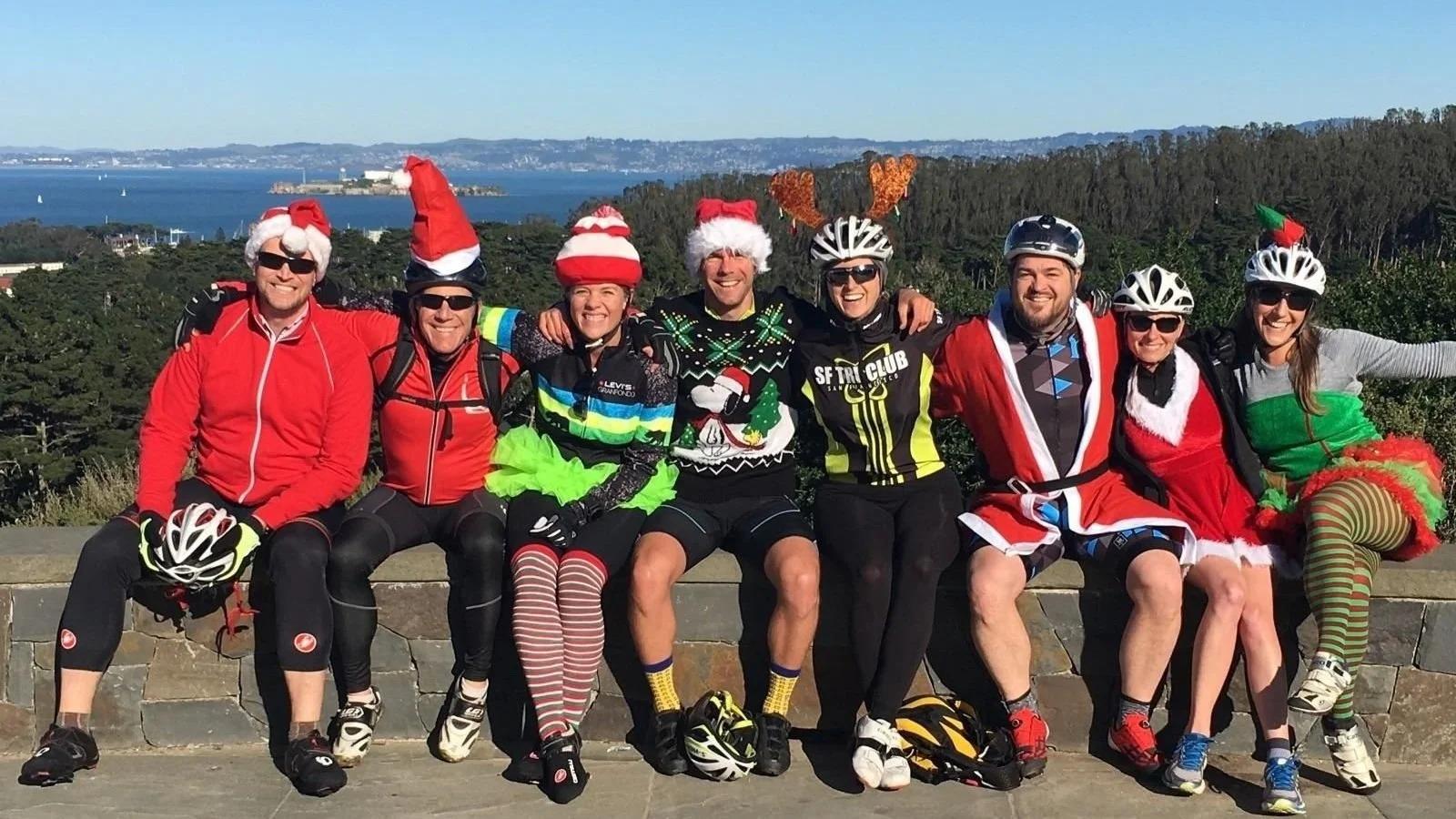 Club members on the Holiday Costume Ride